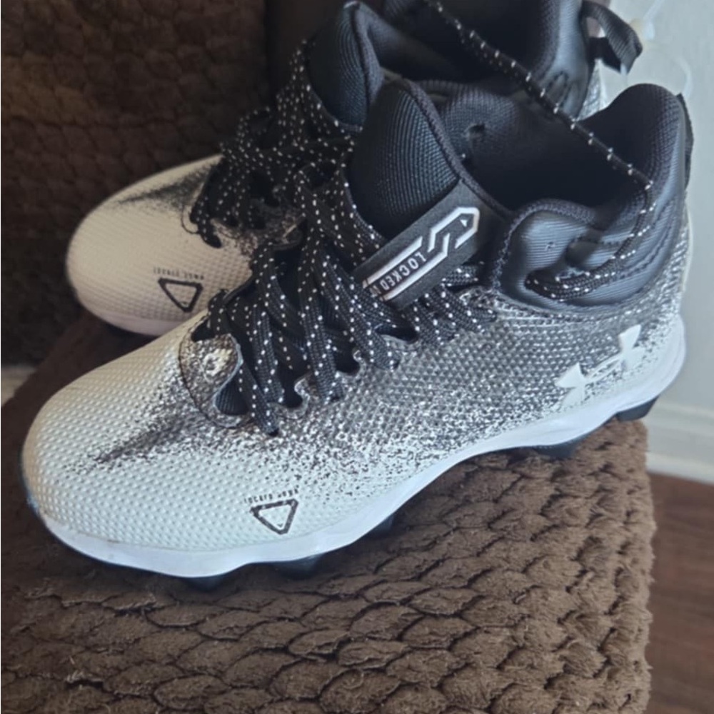 Under Armour Kids' Black and White Sneakers